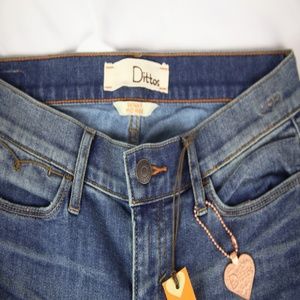 Dittos Dawn Skinny Mid Rise Jeans Size 25 NWT